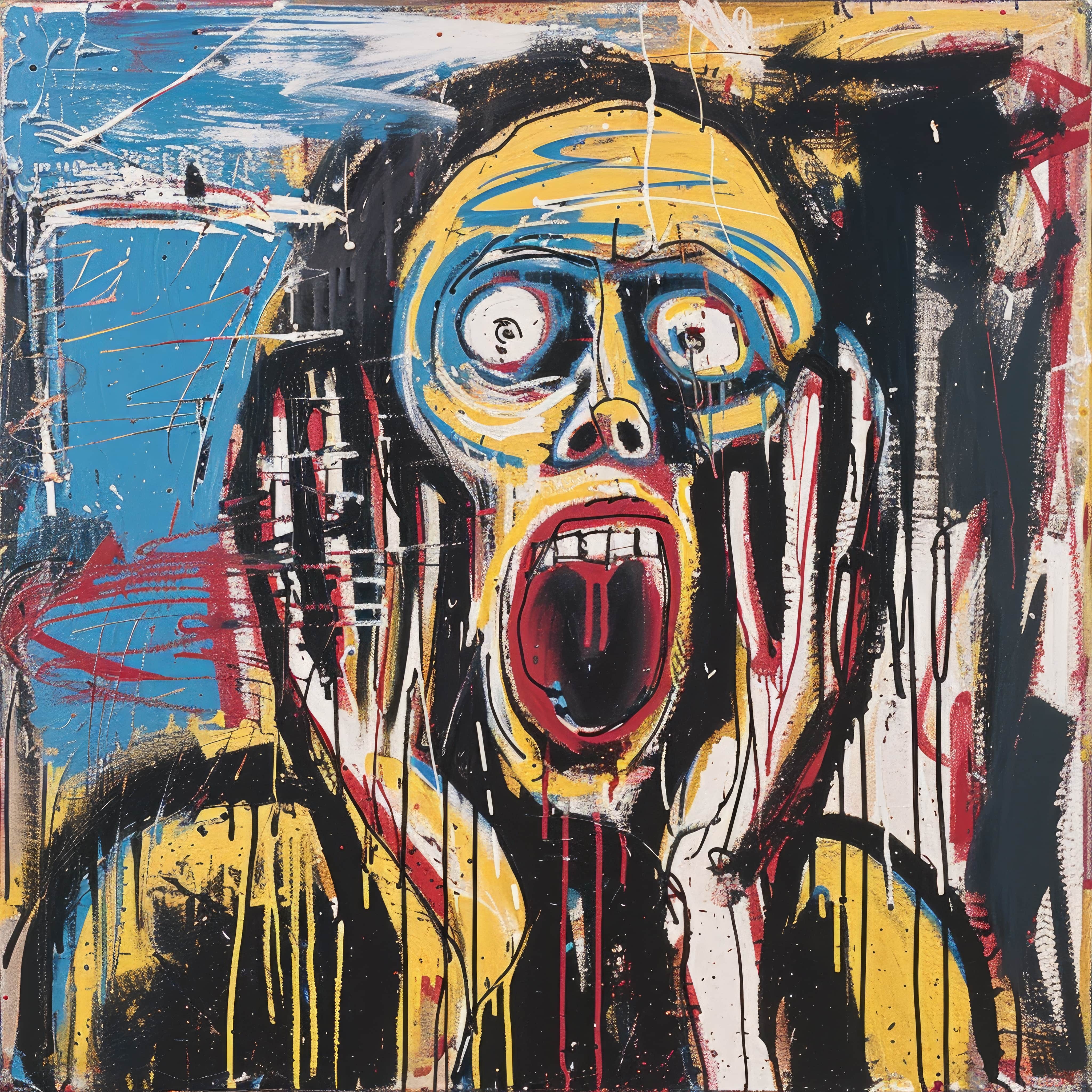 Noah Goldberg, The Scream by Basquiat Noah Goldberg, The Scream by Basquiat
