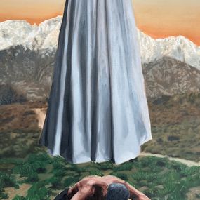 Gemälde, Metaphysical weight (3) (After pina bausch) Forbidden collage (14), Julien Delagrange