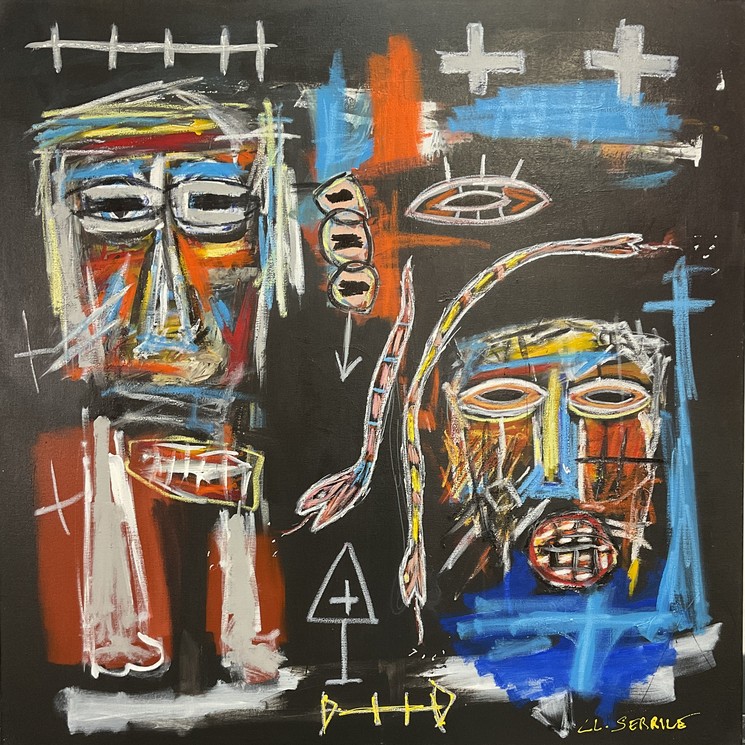 Claude Serrile, Contamination, Painting on canvas