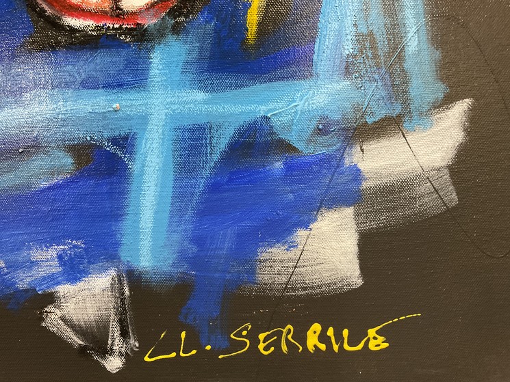 Claude Serrile, Contamination, Painting on canvas