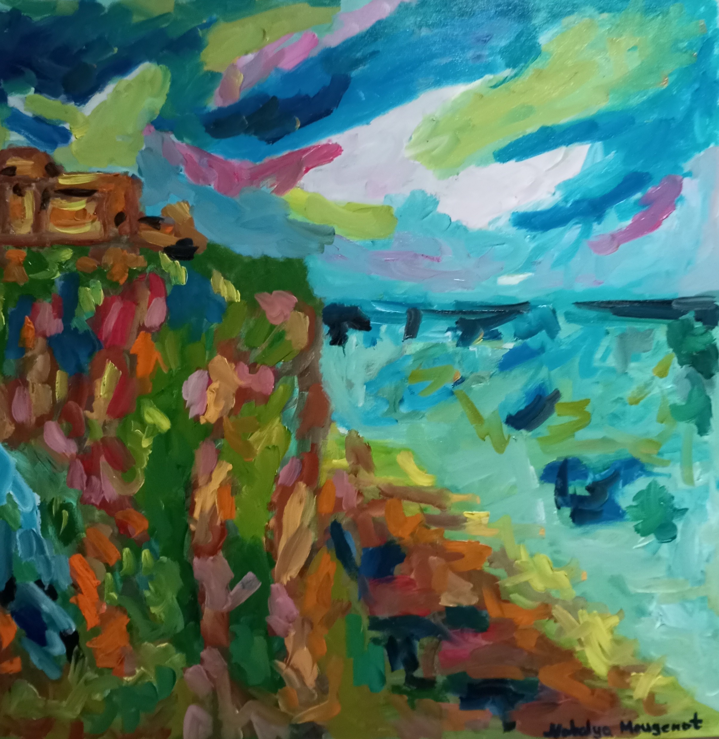 Natalya Mougenot, The House on the Cliff Natalya Mougenot, The House on the Cliff