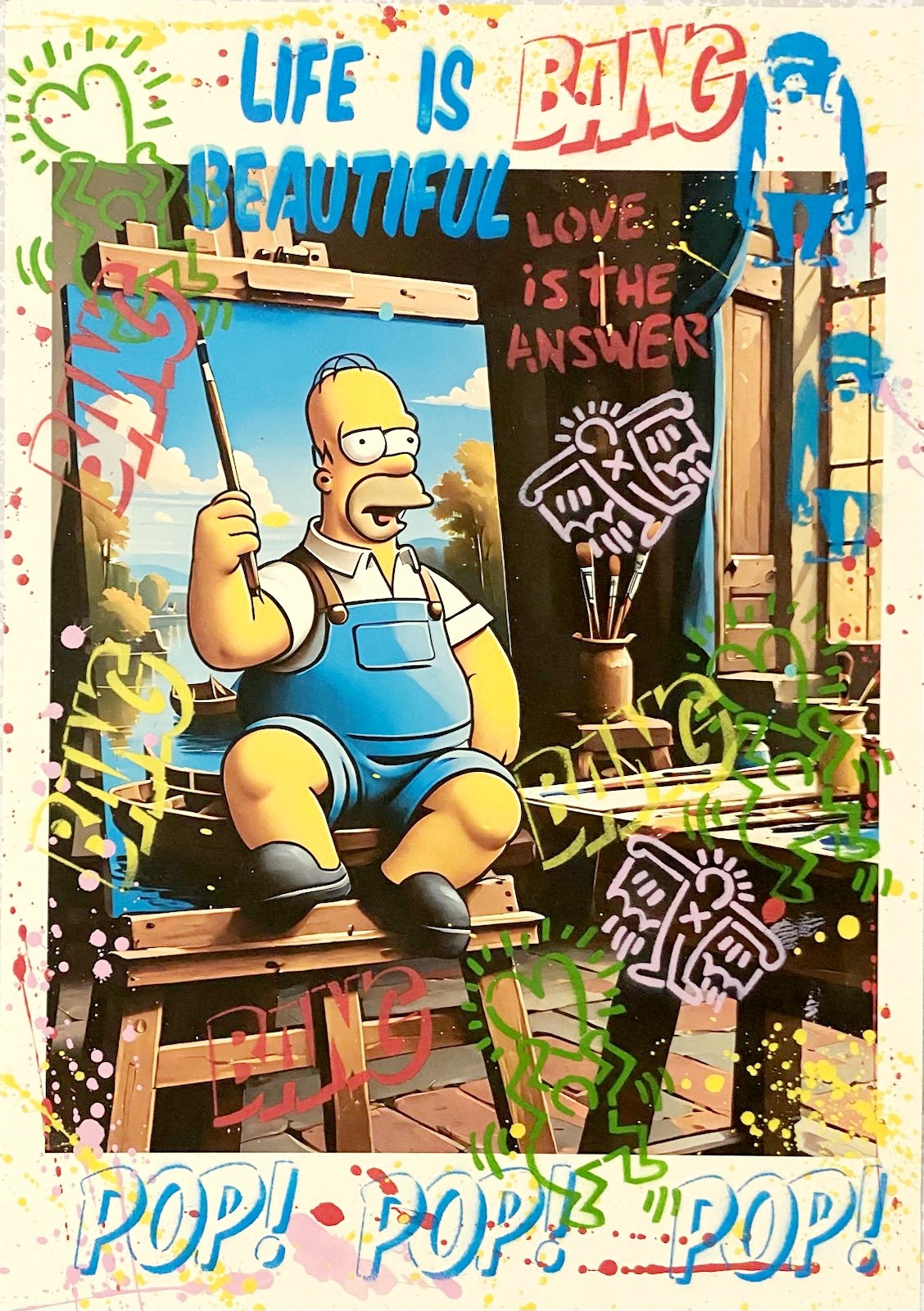 Koen Betjes, Homer Simpson Painter Koen Betjes, Homer Simpson Painter
