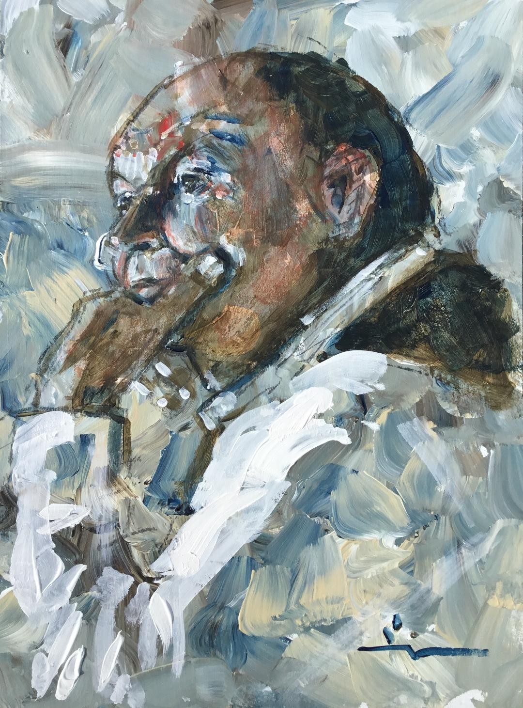 Dominique Dève, A man in a bar Dominique Dève, A man in a bar