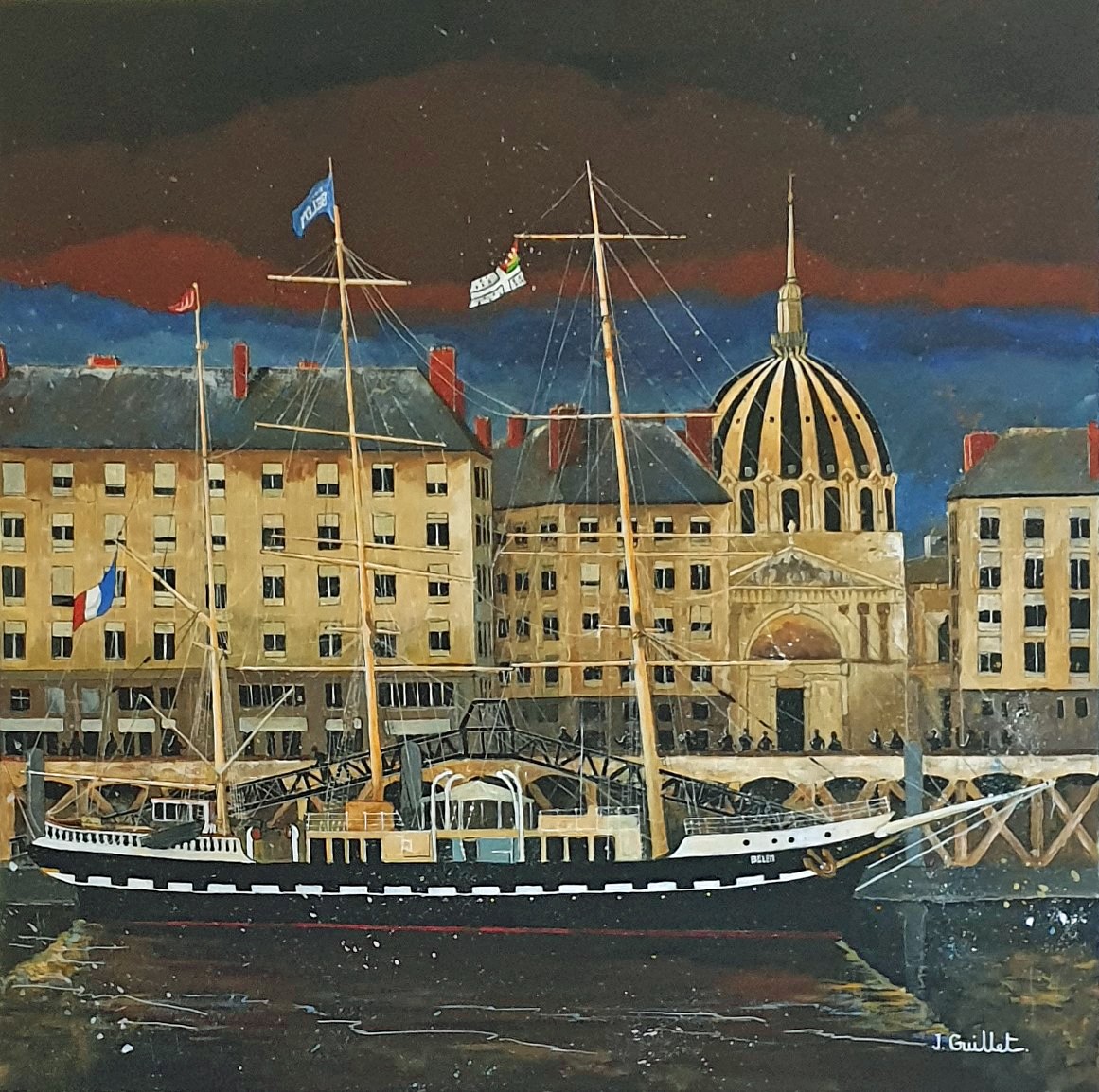 Jacques Guillet, Nantes le Belem Jacques Guillet, Nantes le Belem