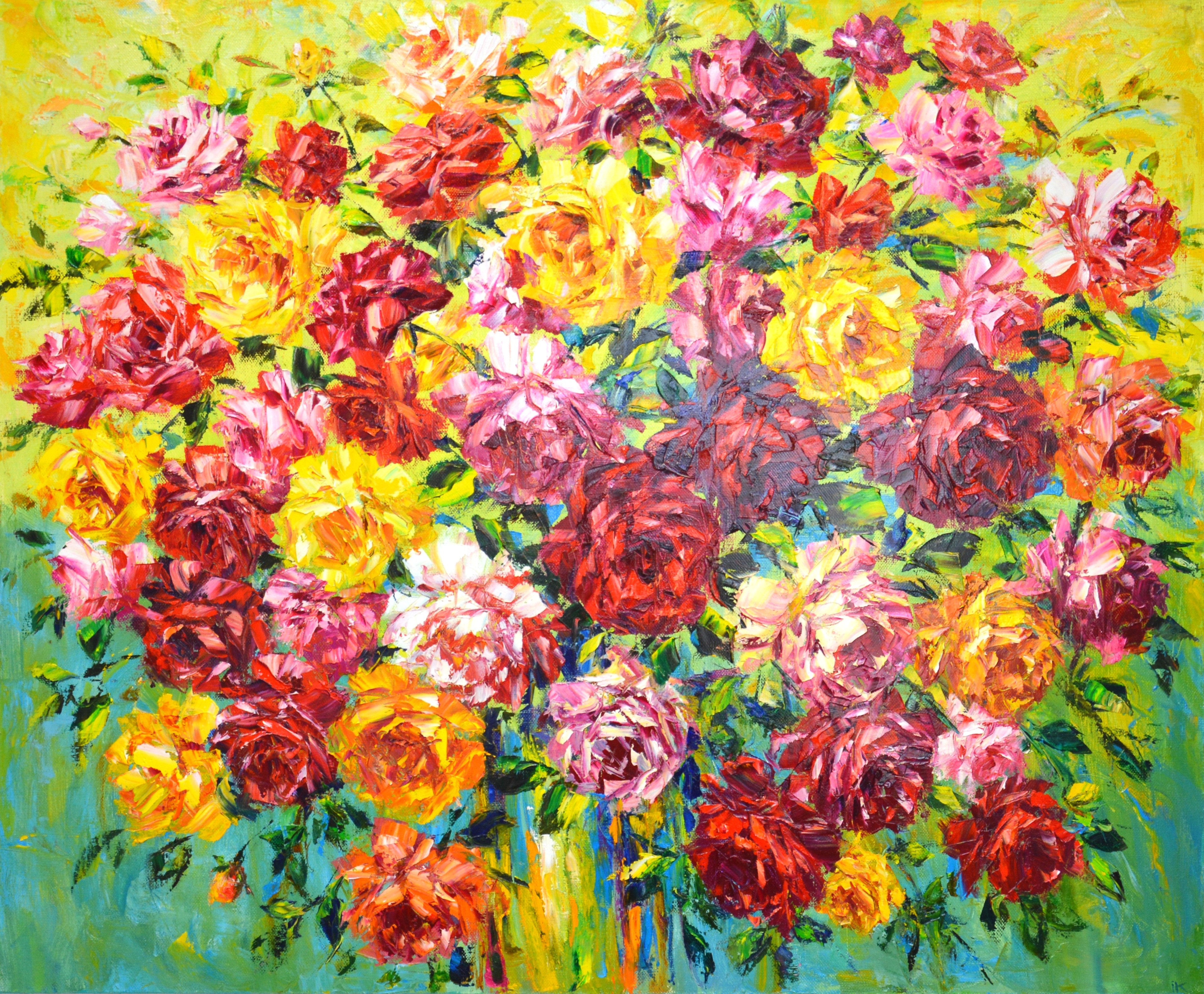 Iryna Kastsova, Bright bouquet of flowers 2. Iryna Kastsova, Bright bouquet of flowers 2.