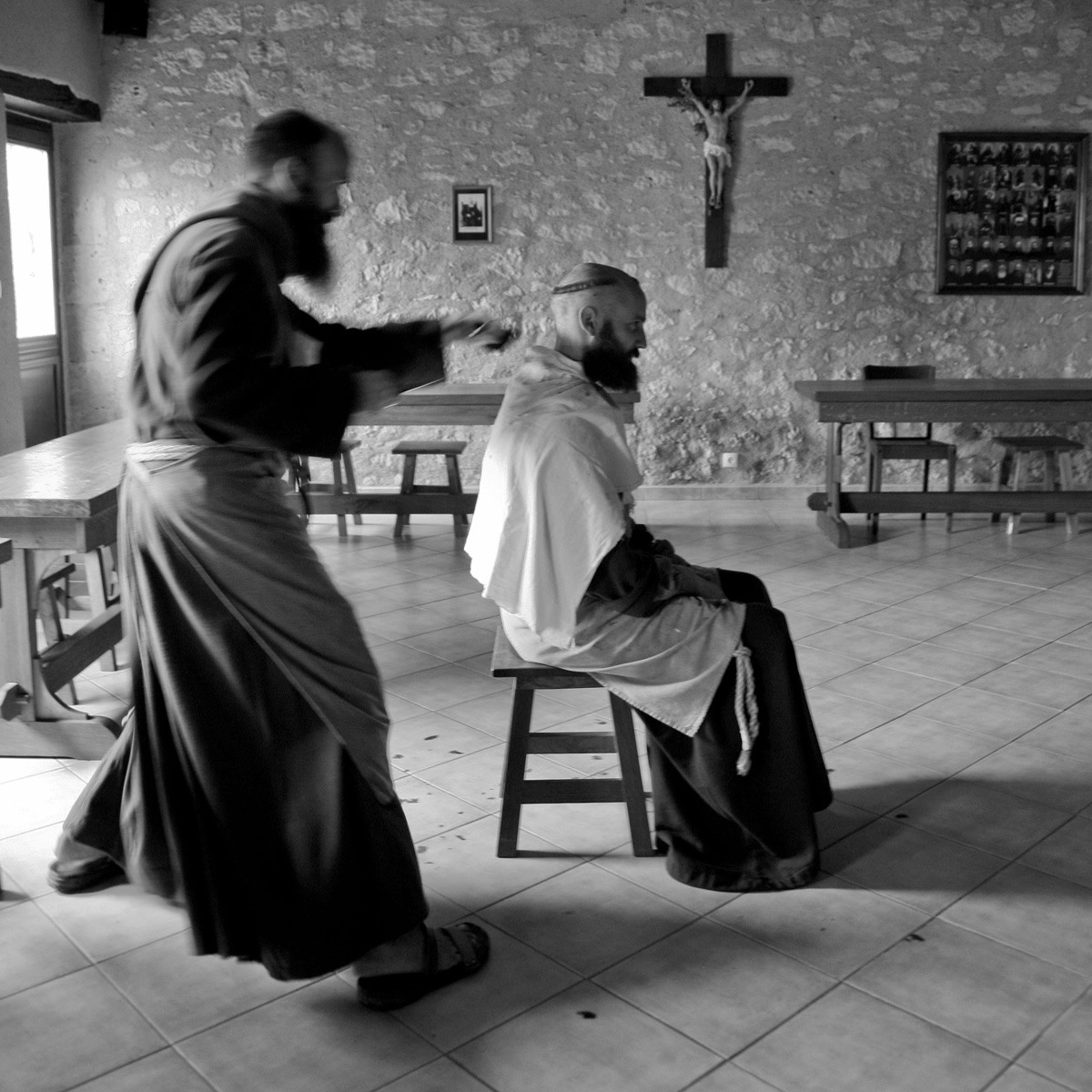 Jean-François Talivez, Tonsure, la valse - série Une Vie de Moine Jean-François Talivez, Tonsure, la valse - série Une Vie de Moine