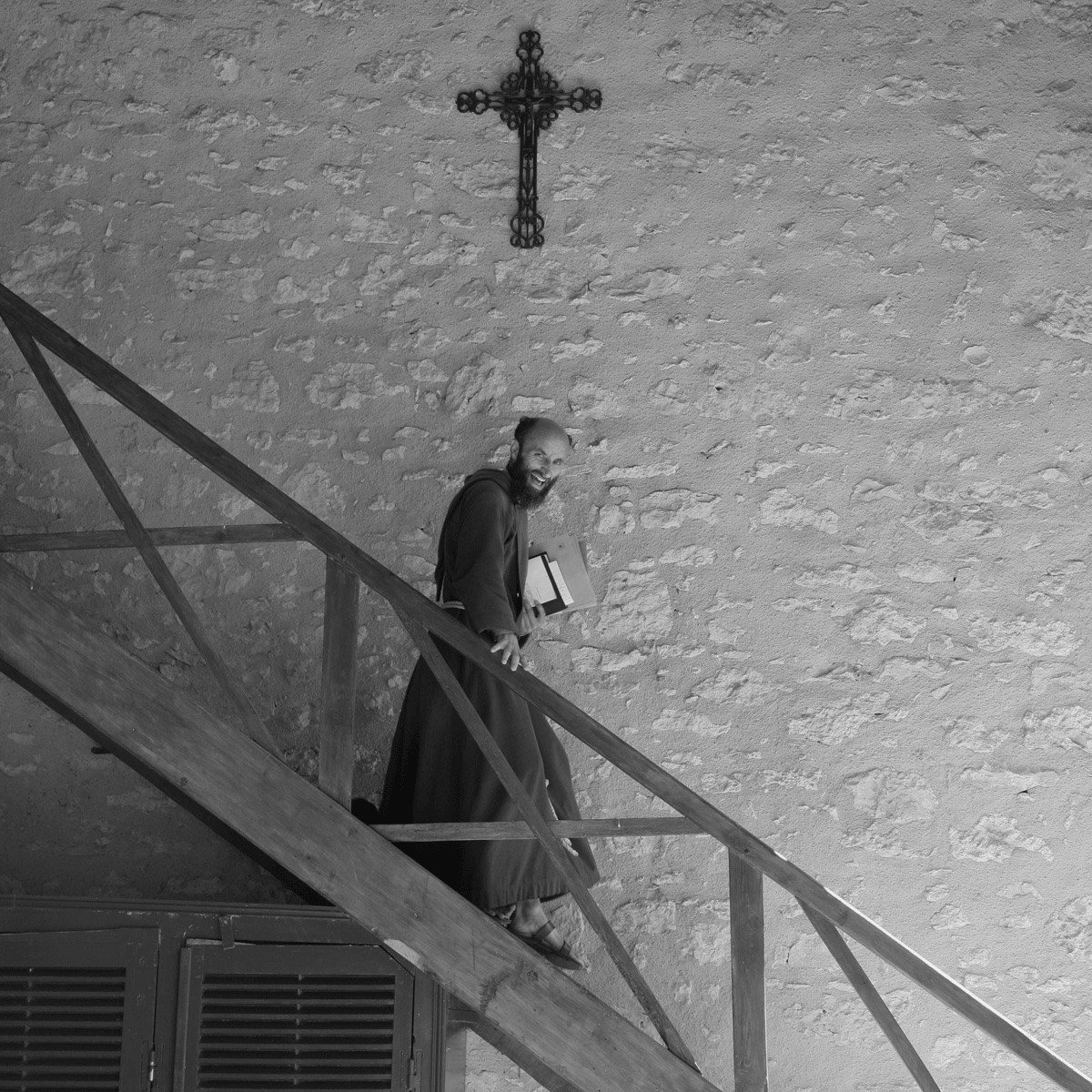 Jean-François Talivez, L'Escalier - série Une Vie de Moine Jean-François Talivez, L'Escalier - série Une Vie de Moine