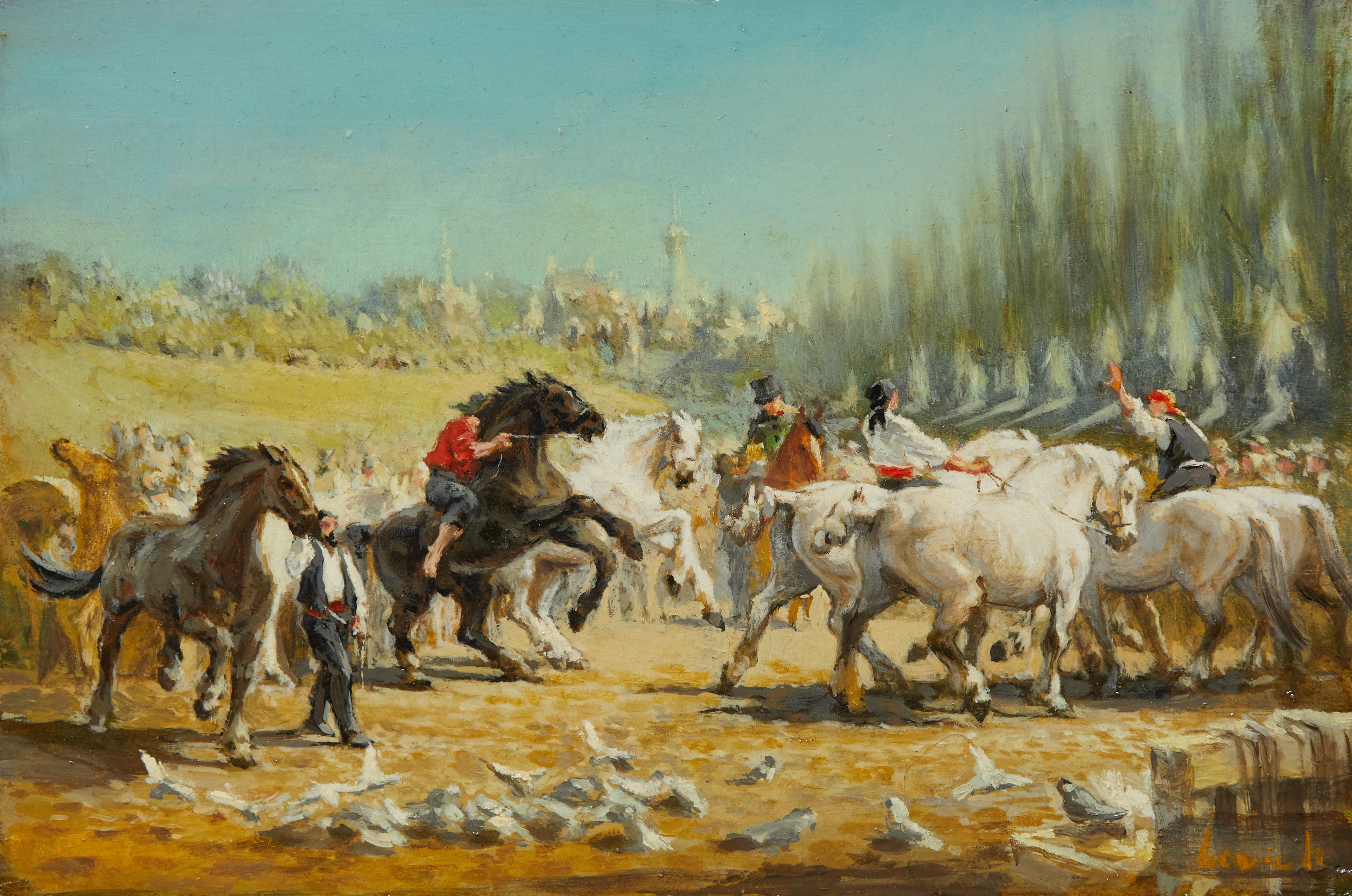 Alexander Levich, The Horse Fair Alexander Levich, The Horse Fair