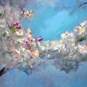 Gemälde, Flowering branch, Elena Lukina