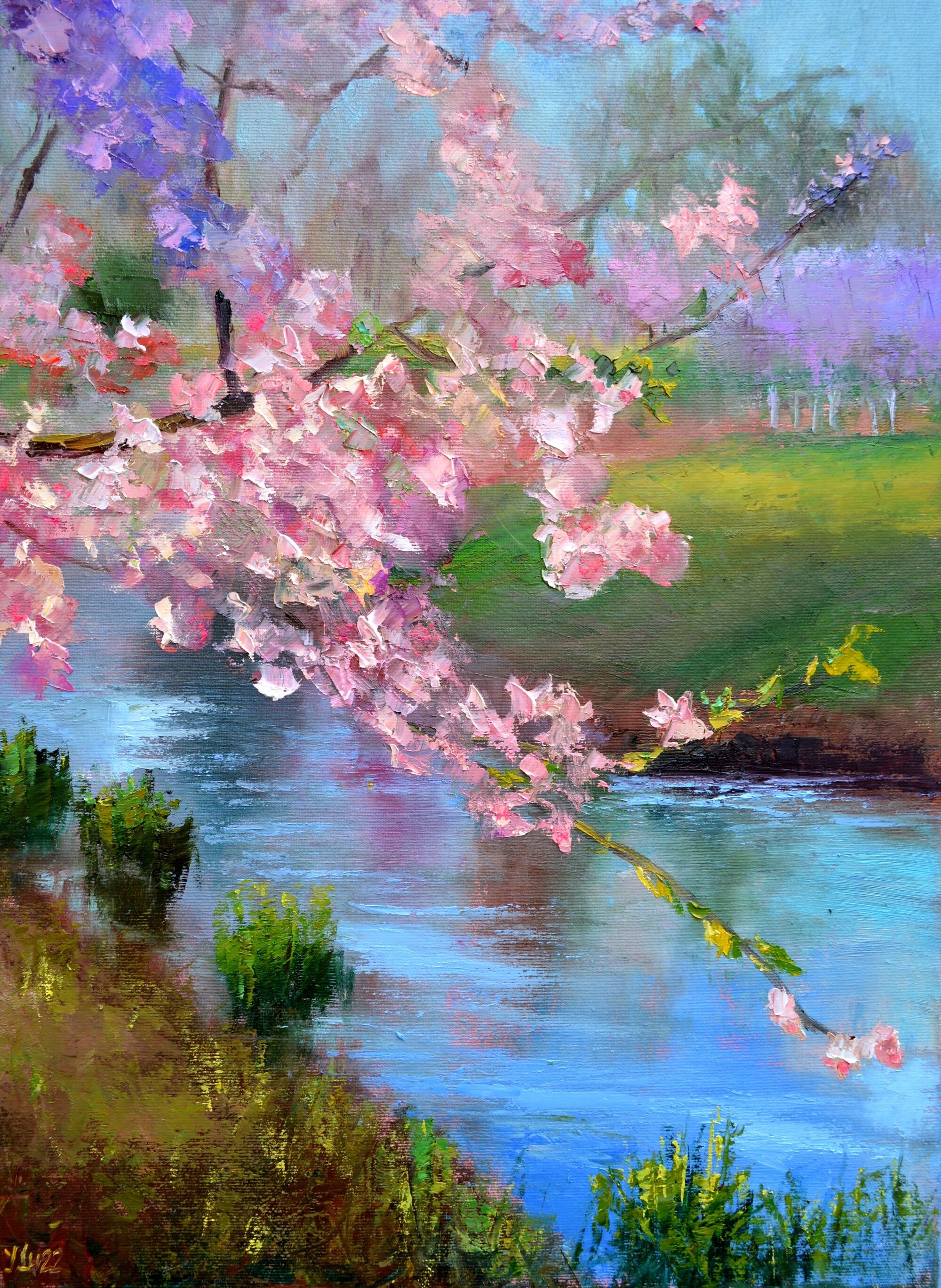 Elena Lukina, Sakura in the city park Elena Lukina, Sakura in the city park