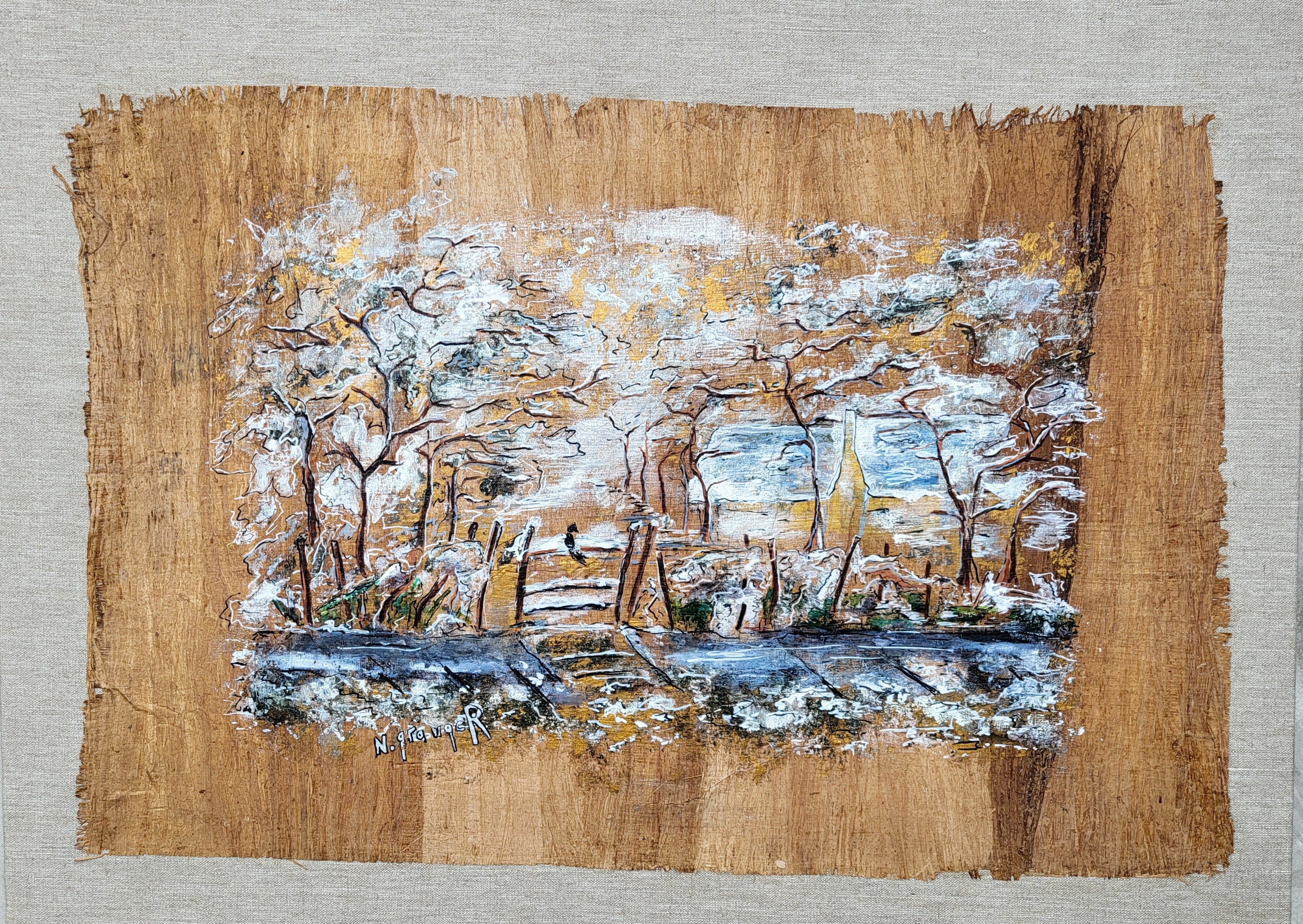 Noël Granger, Le paysage d'hiver ! Noël Granger, Le paysage d'hiver !