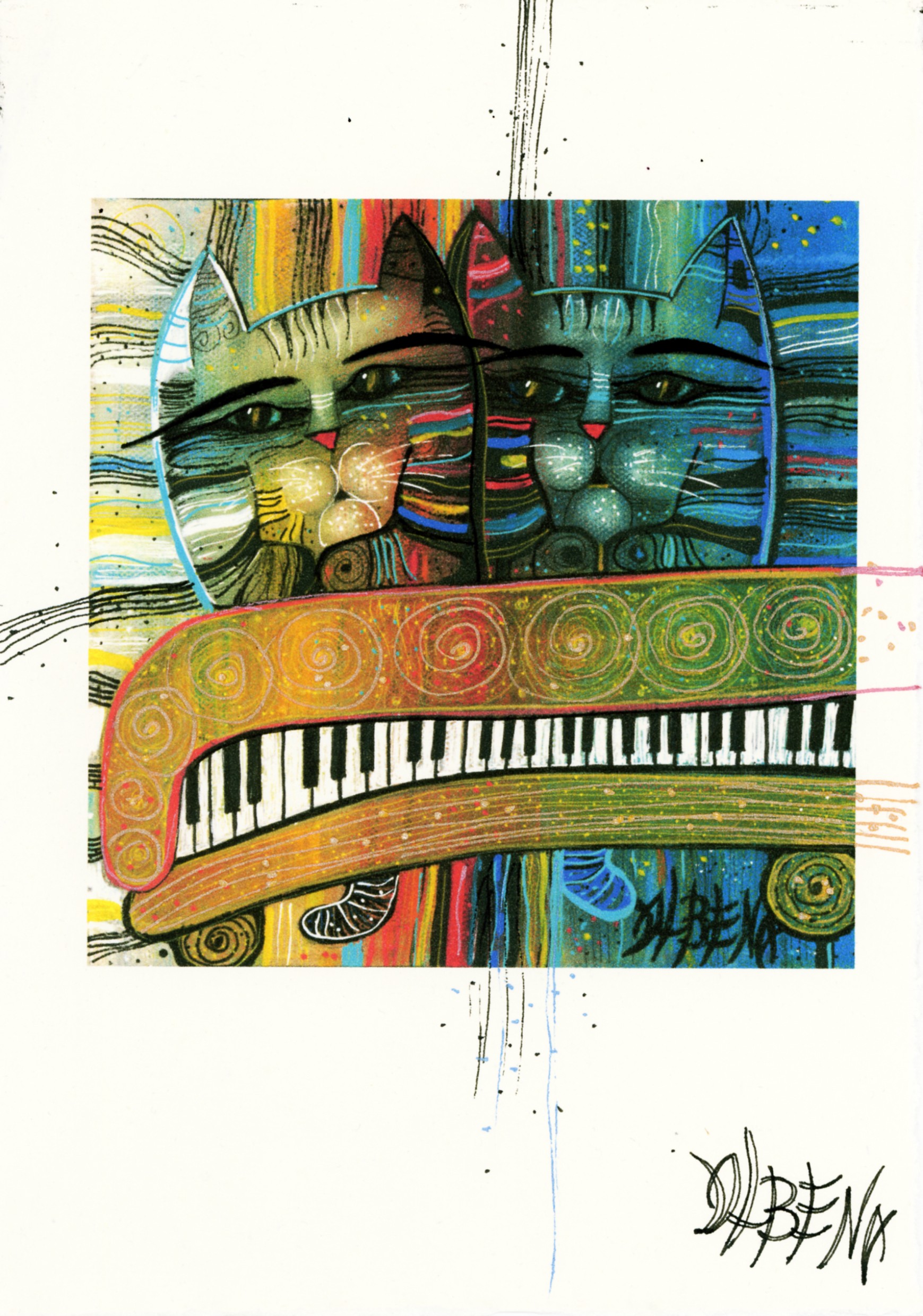 Albena Vatcheva, Mélodie pour deux chatons et piano Albena Vatcheva, Mélodie pour deux chatons et piano