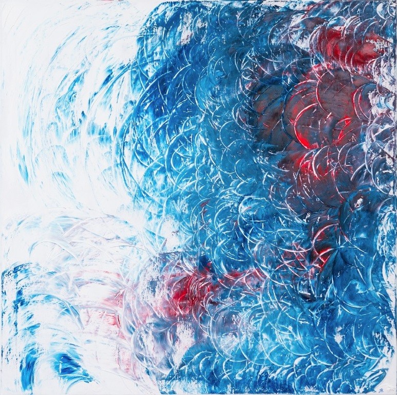 Juliana Haggoo, Blue bubble Juliana Haggoo, Blue bubble