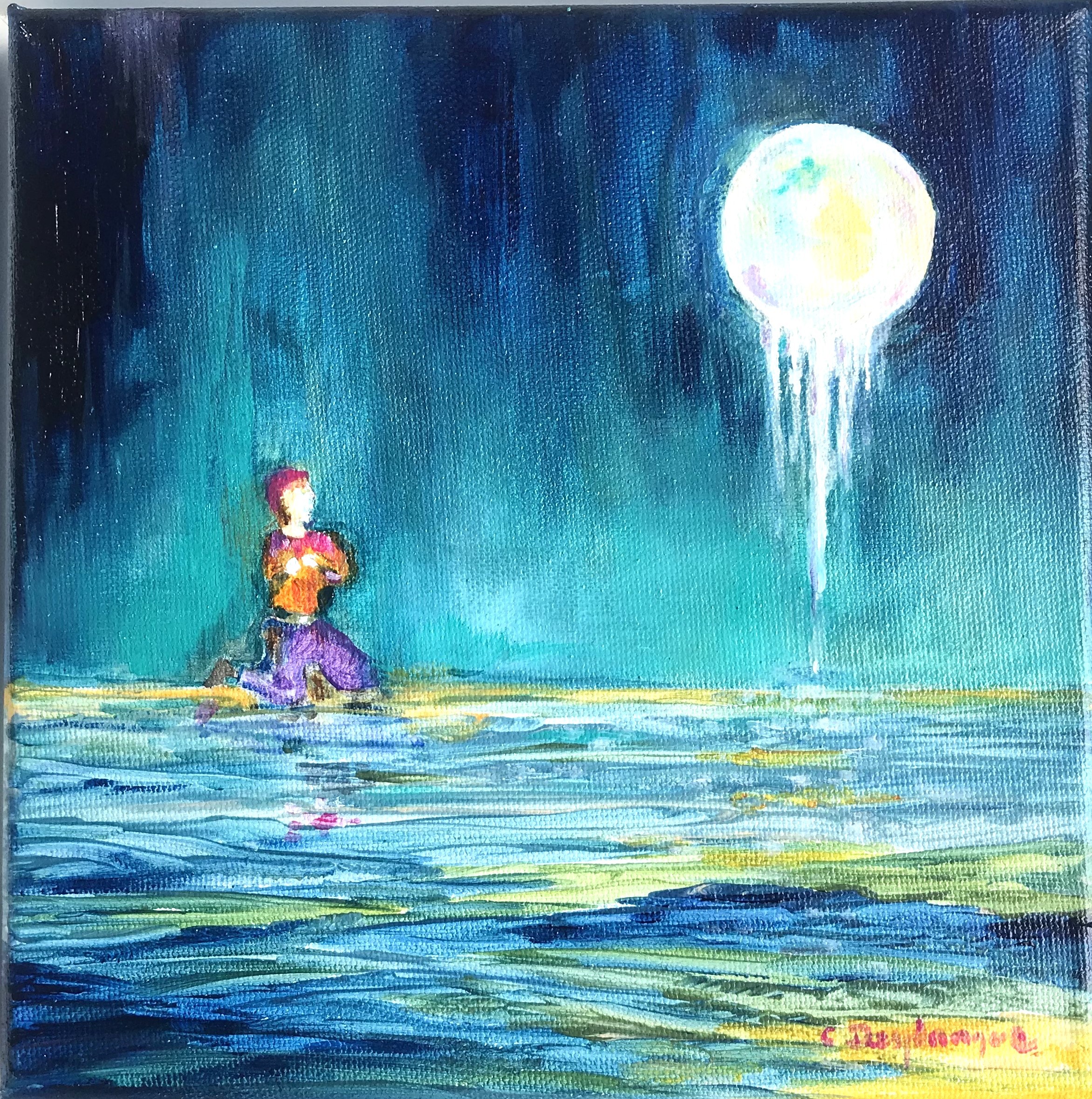 Christine Desplanque, La lune qui pleure Christine Desplanque, La lune qui pleure