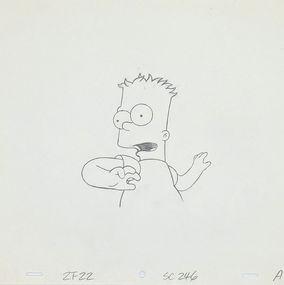 Fine Art Drawings, Bart Simpson, Matt Groening