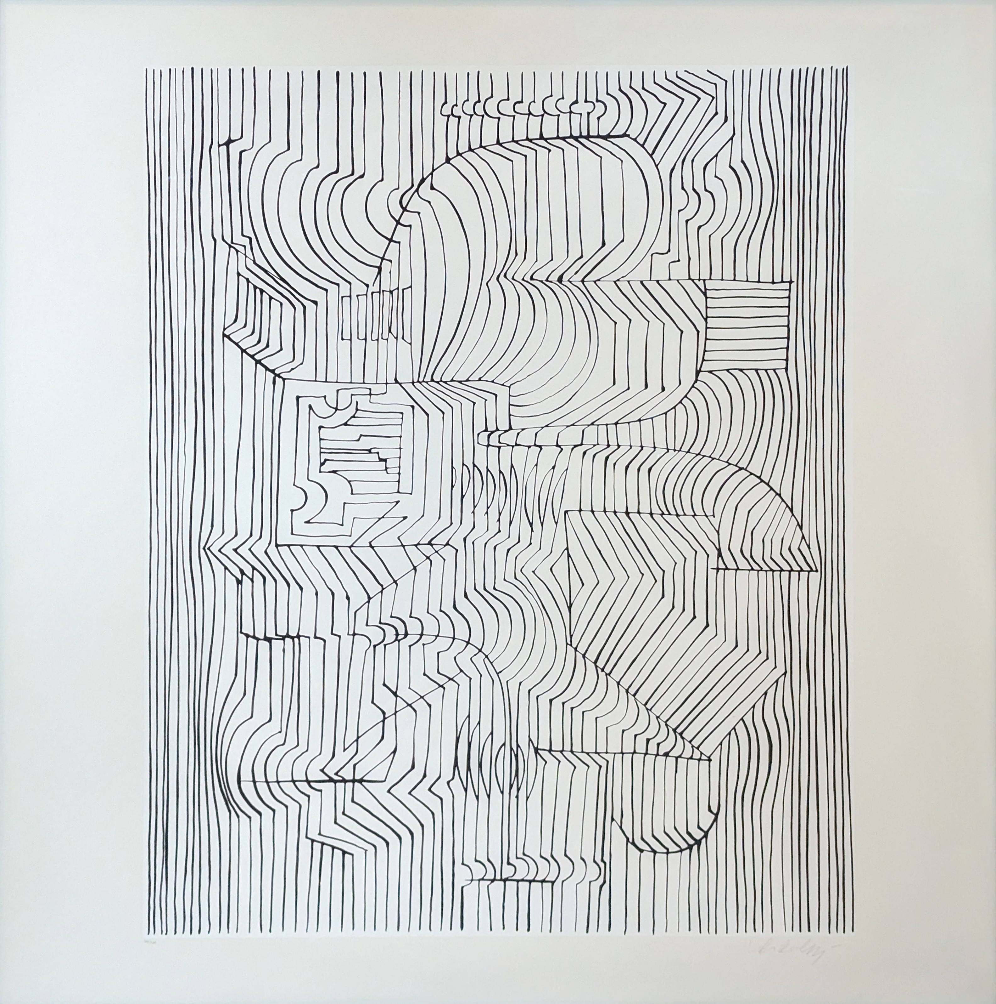 Victor Vasarely, Gordium (Méandre) Victor Vasarely, Gordium (Méandre)