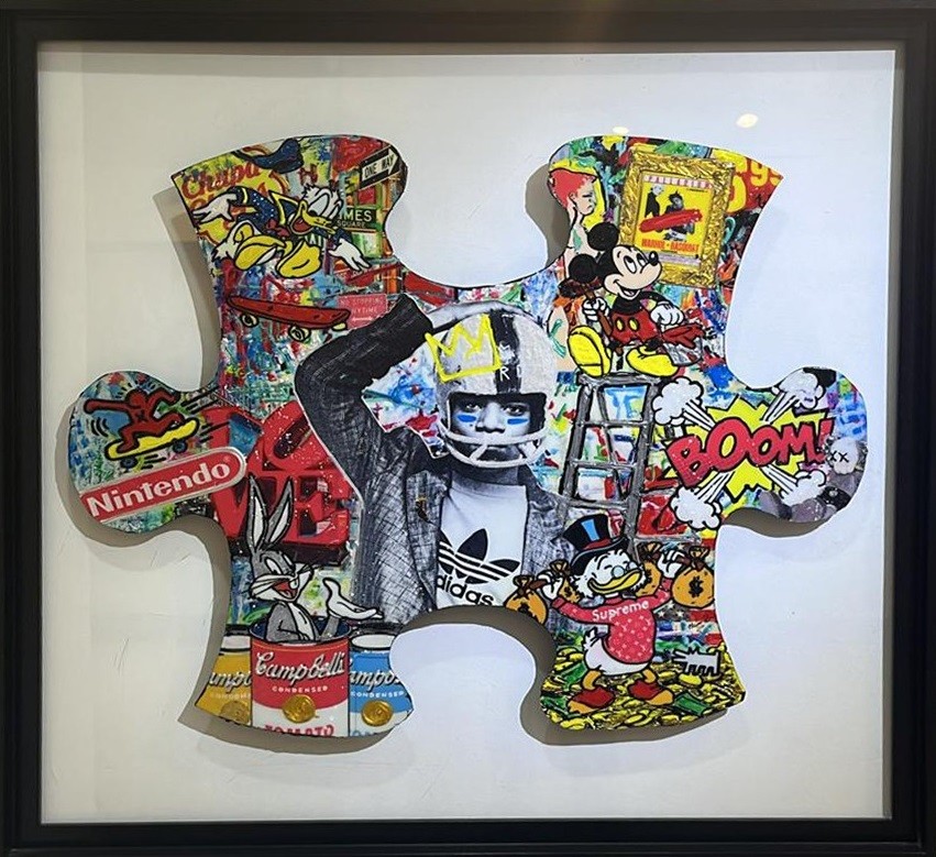 Haim Zanzouri, Basquiat Puzzle II Haim Zanzouri, Basquiat Puzzle II
