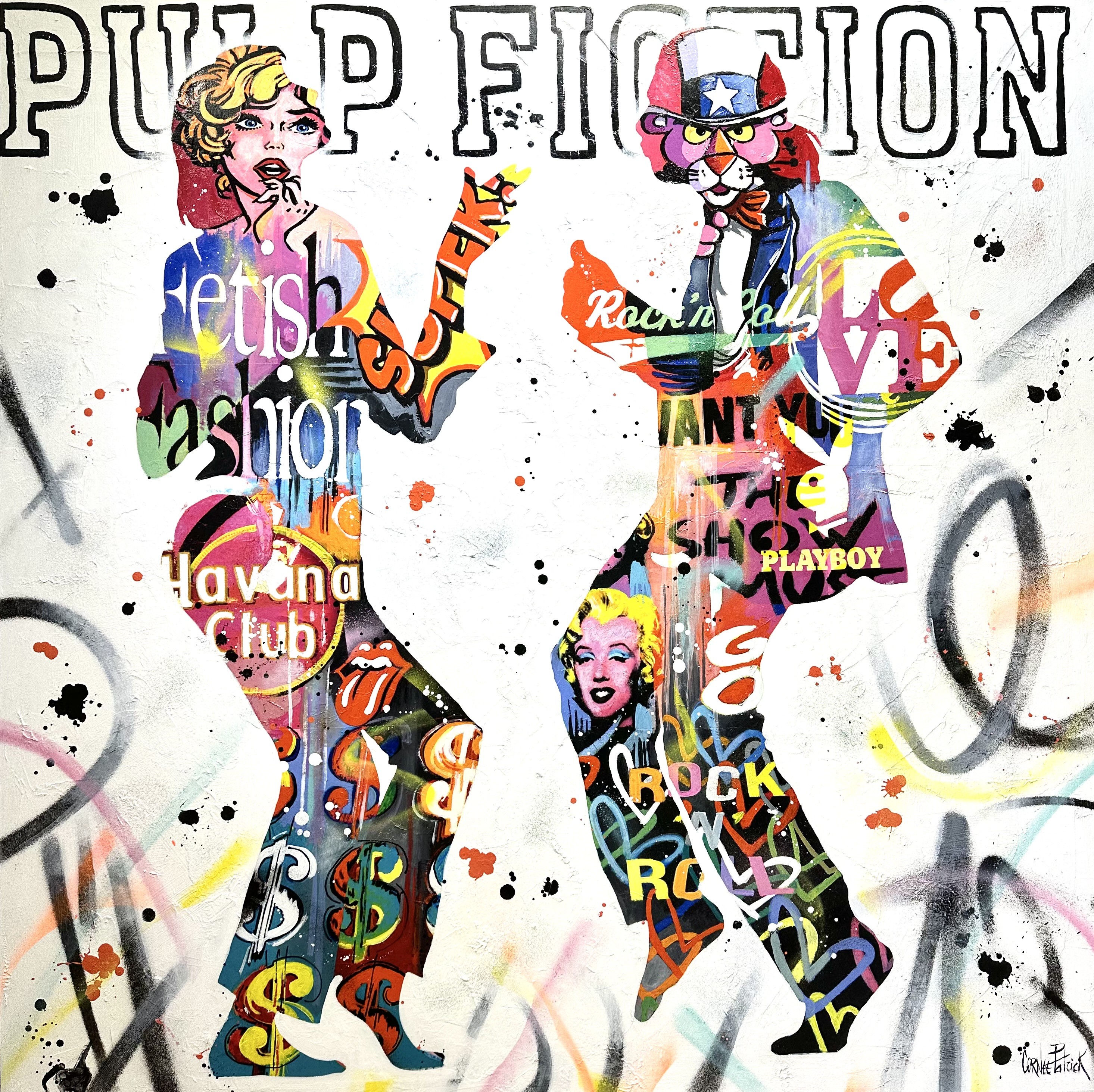 Patrick Cornée, A Pulp Fiction pop art tribute Patrick Cornée, A Pulp Fiction pop art tribute