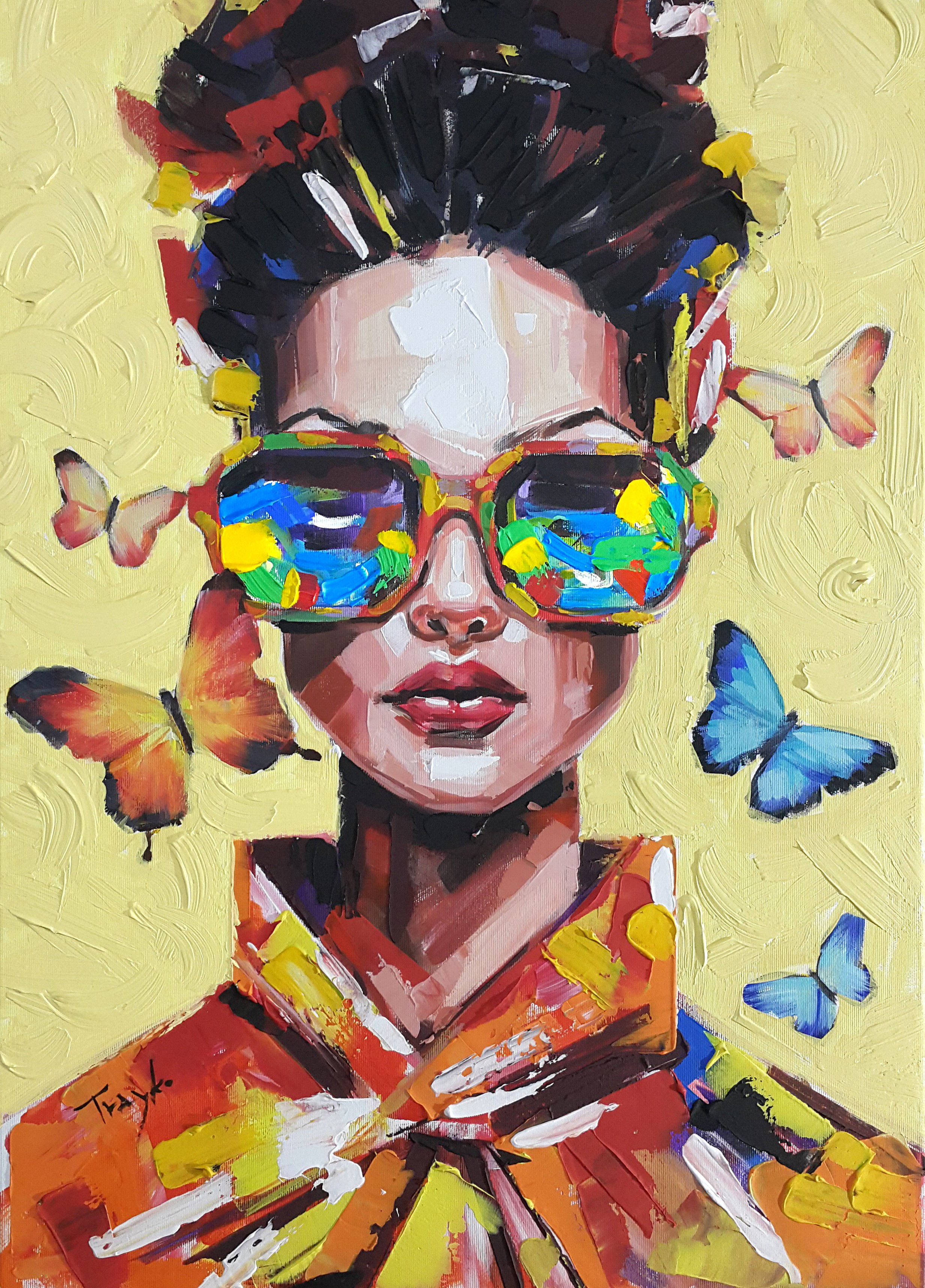 Trayko Popov, Woman With Glasses Trayko Popov, Woman With Glasses