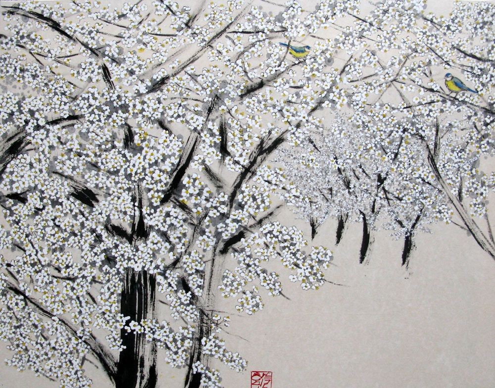 Jeong Min Lee, Cerisiers blancs Jeong Min Lee, Cerisiers blancs