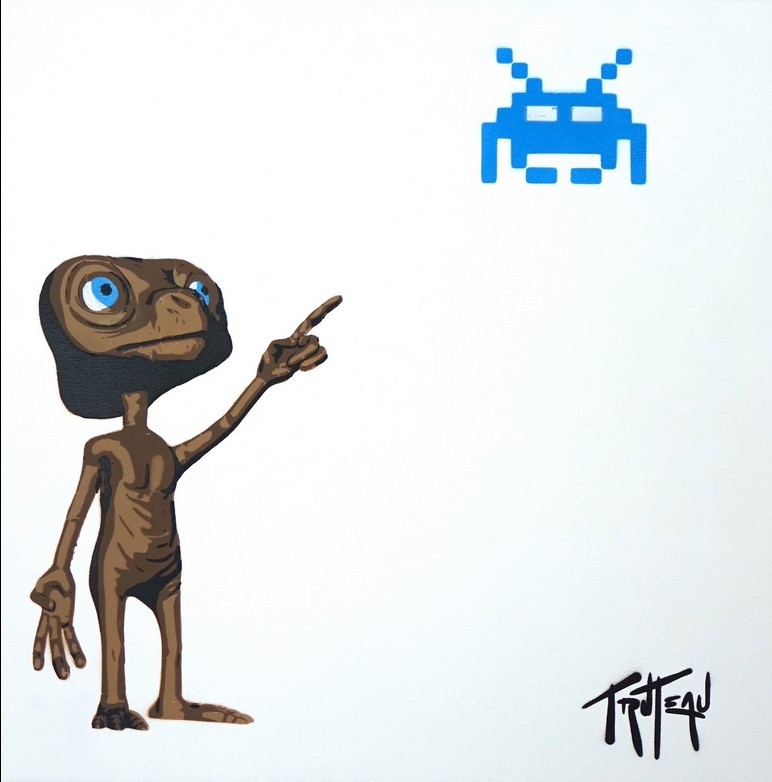 Truteau, Alien Meet Space Invader Truteau, Alien Meet Space Invader