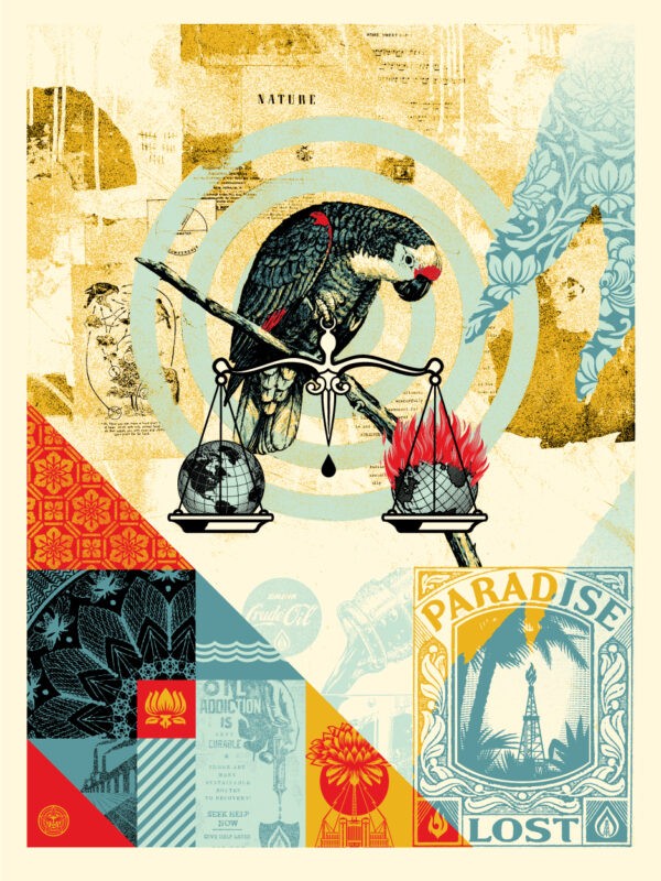 Shepard Fairey (Obey), Paradise Lost. Shepard Fairey (Obey), Paradise Lost.