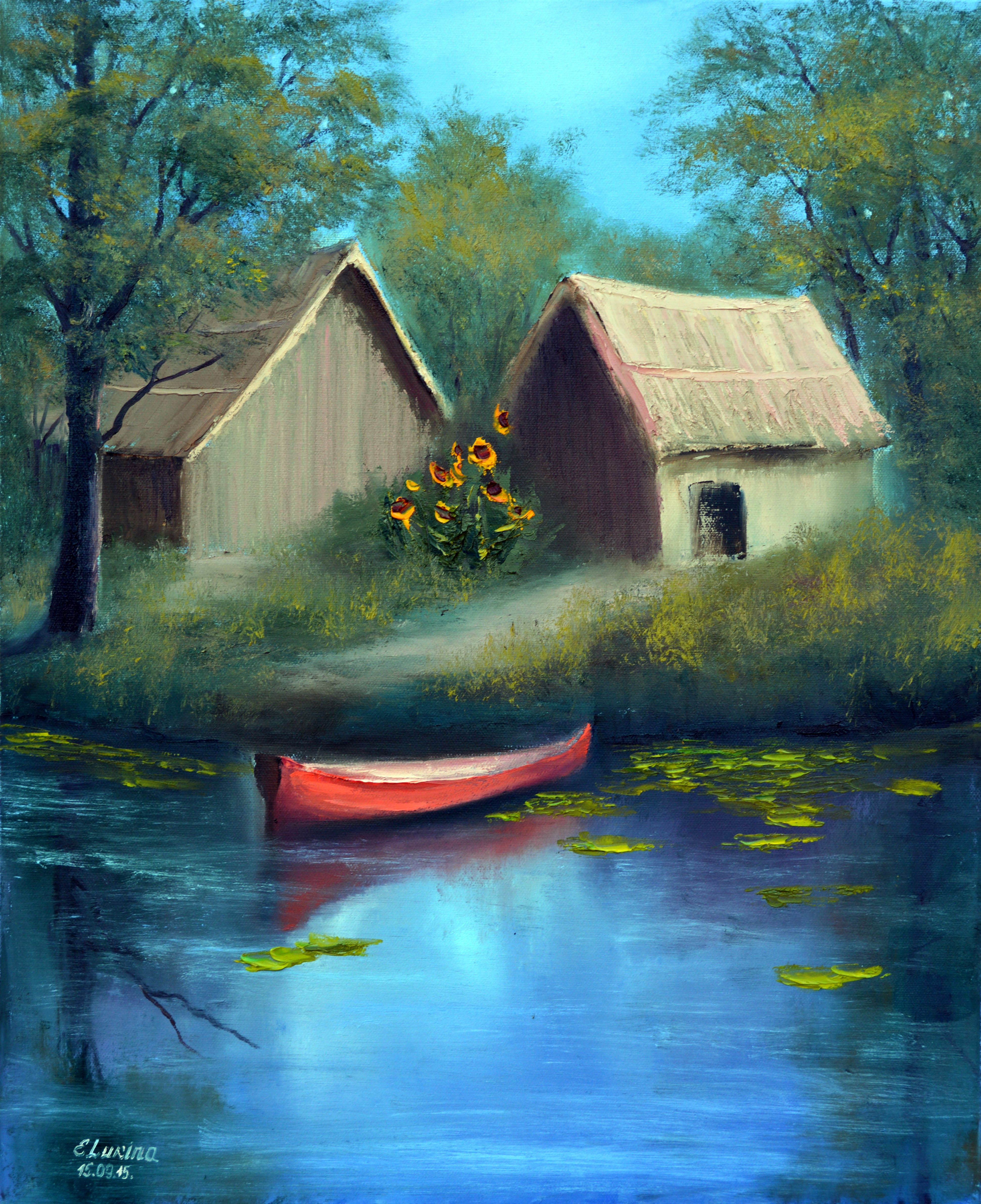 Elena Lukina, Barn Idyllic Elena Lukina, Barn Idyllic