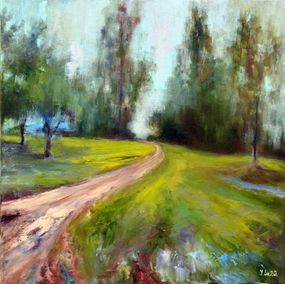 Gemälde, Road to the sea, Elena Lukina