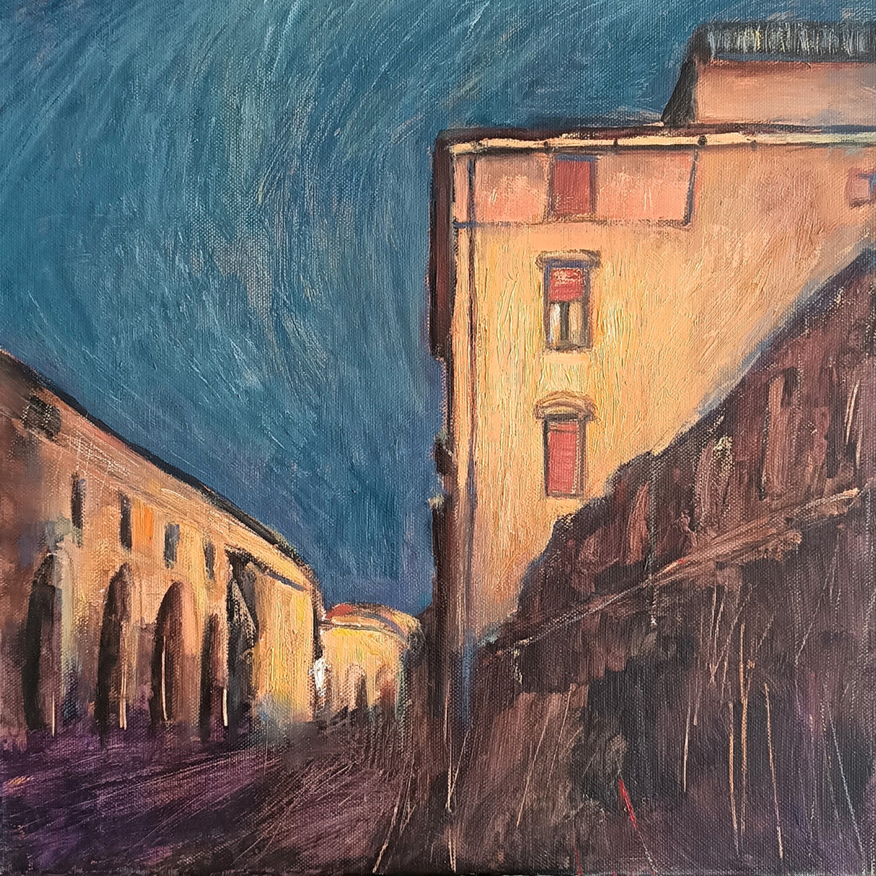 Mauro Tròlese, Alba, la prima luce che entra in paese Mauro Tròlese, Alba, la prima luce che entra in paese