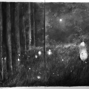 Dibujo, Les souvenirs du monde tombent des arbres, Magdalena Lamri