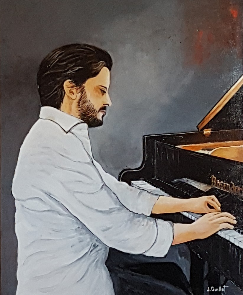 Jacques Guillet, L'étude du pianiste Jacques Guillet, L'étude du pianiste