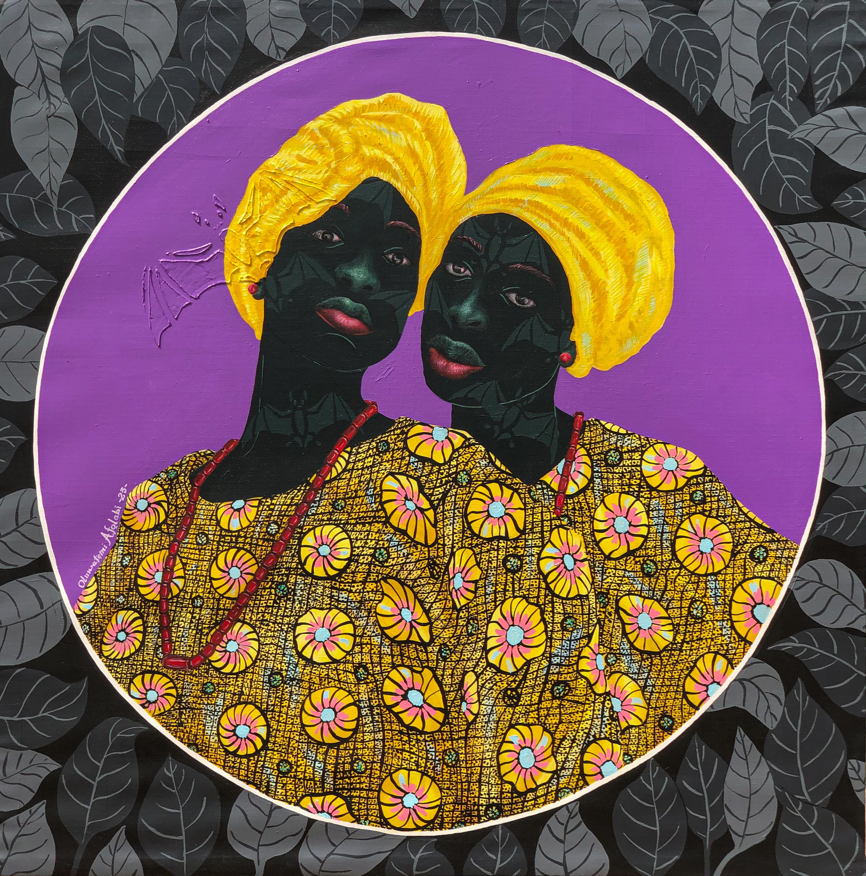Oluwafemi Afolabi, Sisters in Yellow Oluwafemi Afolabi, Sisters in Yellow