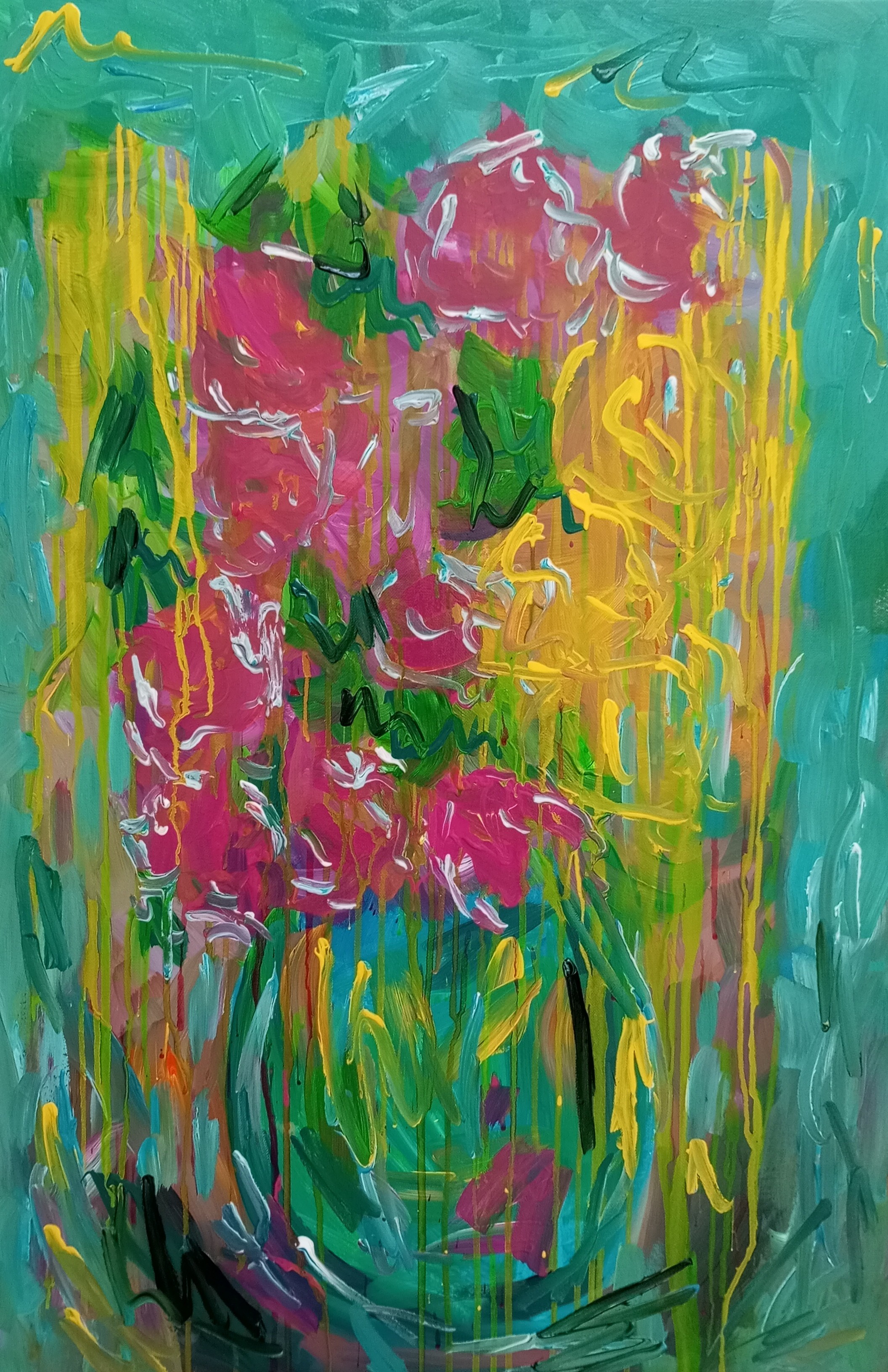 Natalya Mougenot, Whirlwind of summer flowers Natalya Mougenot, Whirlwind of summer flowers