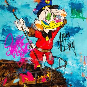 Painting, Scrooge Mc Duck - To Money Land, Carlos Pun Art