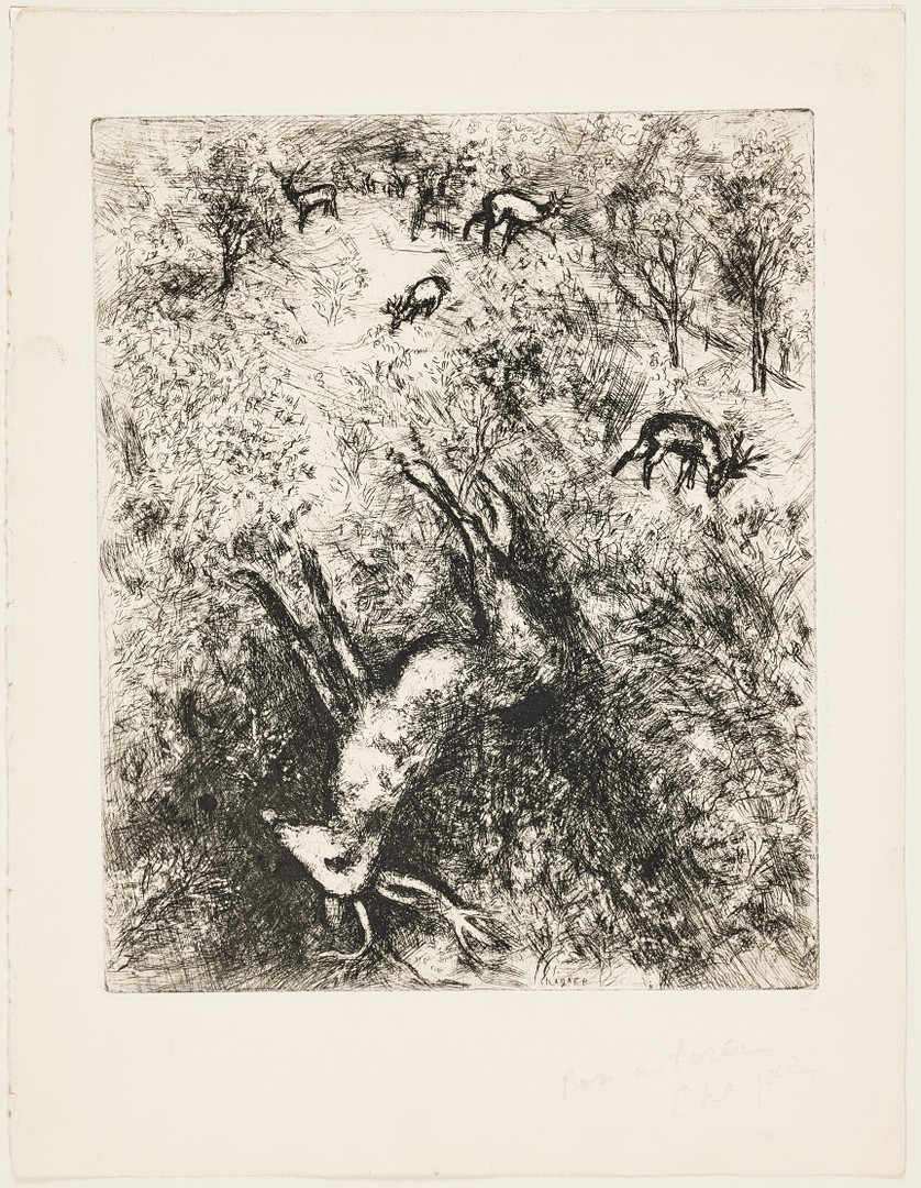Marc Chagall, Le Cerf malade Marc Chagall, Le Cerf malade