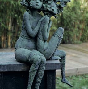 Sculpture, Mère et fille, Valérie Hadida