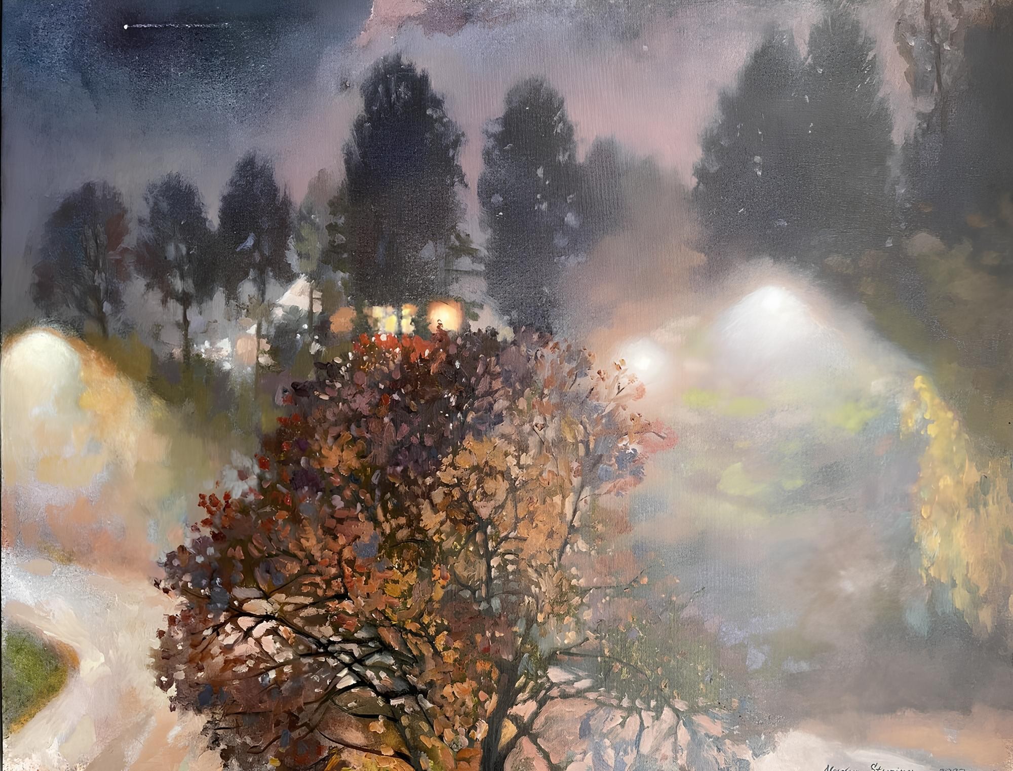Nadezda Stupina, Night outside the window Nadezda Stupina, Night outside the window