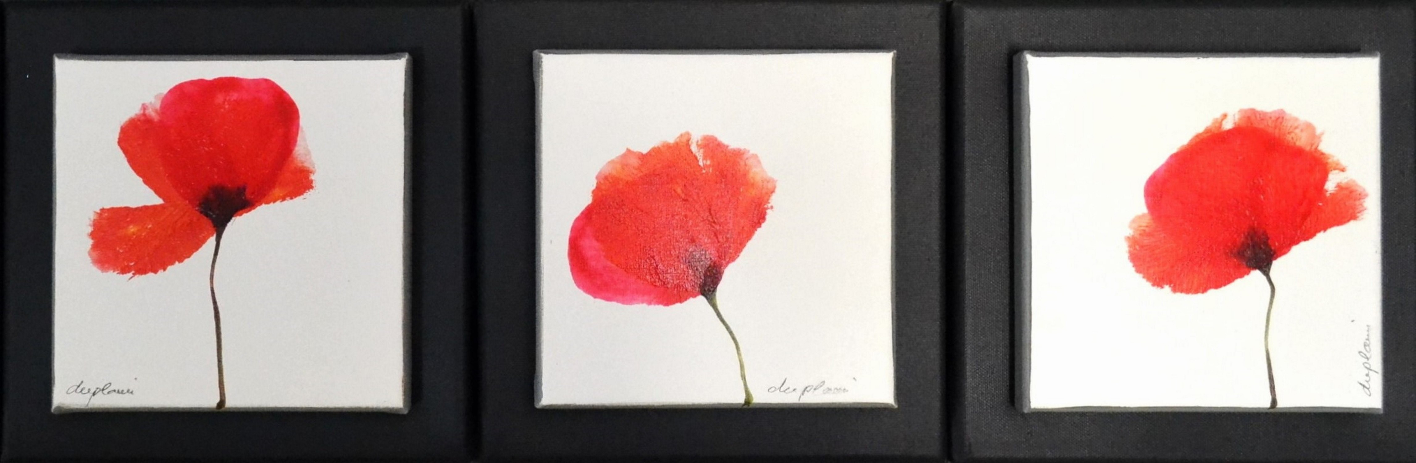 Sophie Duplain, Trio Poppies 3D Sophie Duplain, Trio Poppies 3D