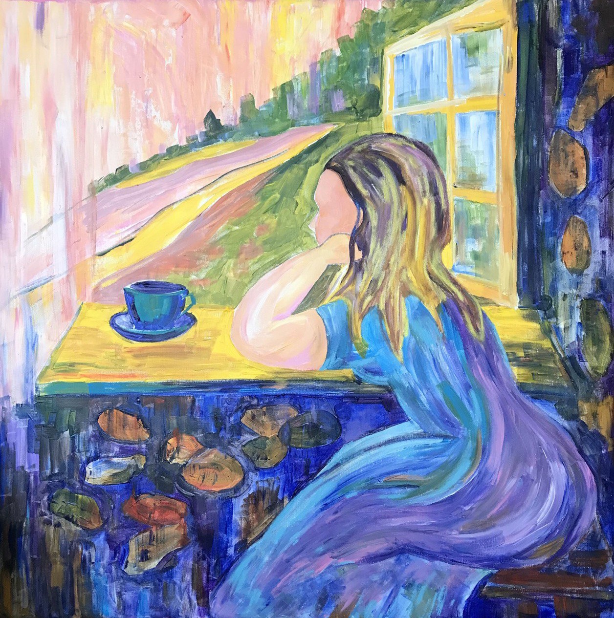 Tetiana Pchelnykova, Dreams by the window Tetiana Pchelnykova, Dreams by the window