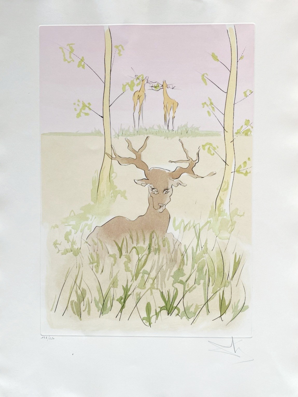 Salvador Dali, Le Cerf Malade Salvador Dali, Le Cerf Malade