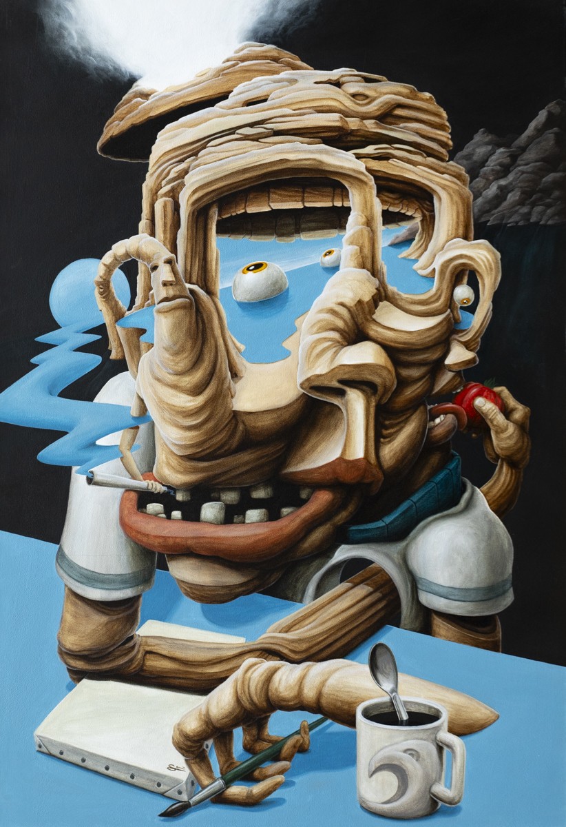 Samuel Boudaud, La faim est proche - série portrait onirique et surréalisme Samuel Boudaud, La faim est proche - série portrait onirique et surréalisme