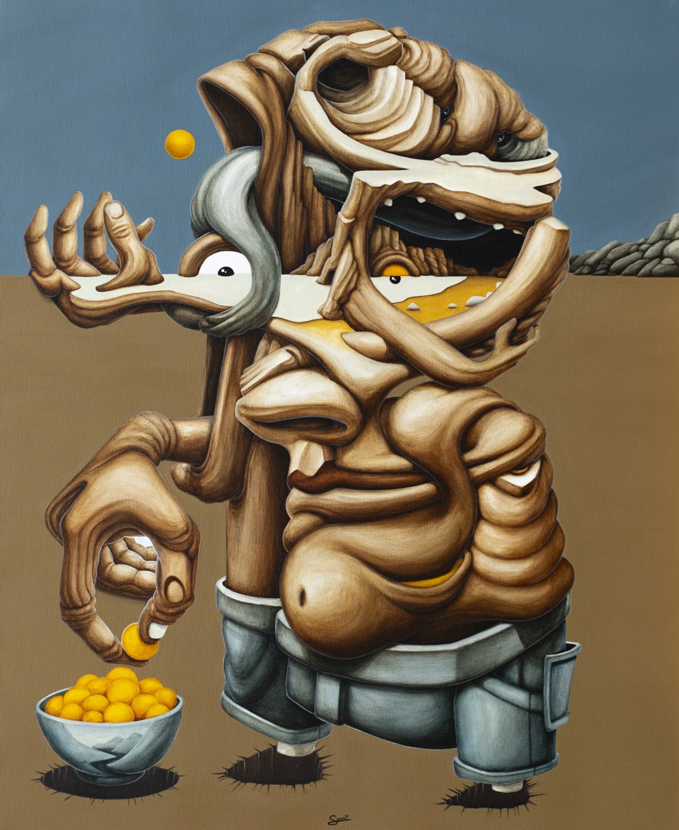 Samuel Boudaud, Restez sur sa faim - série portrait onirique et surréalisme Samuel Boudaud, Restez sur sa faim - série portrait onirique et surréalisme