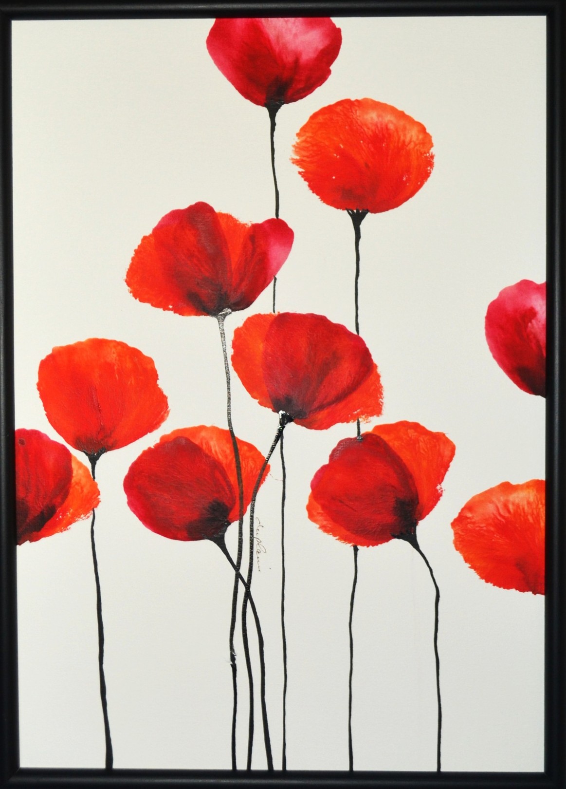 Sophie Duplain, Fleurs Rouges 1 Sophie Duplain, Fleurs Rouges 1