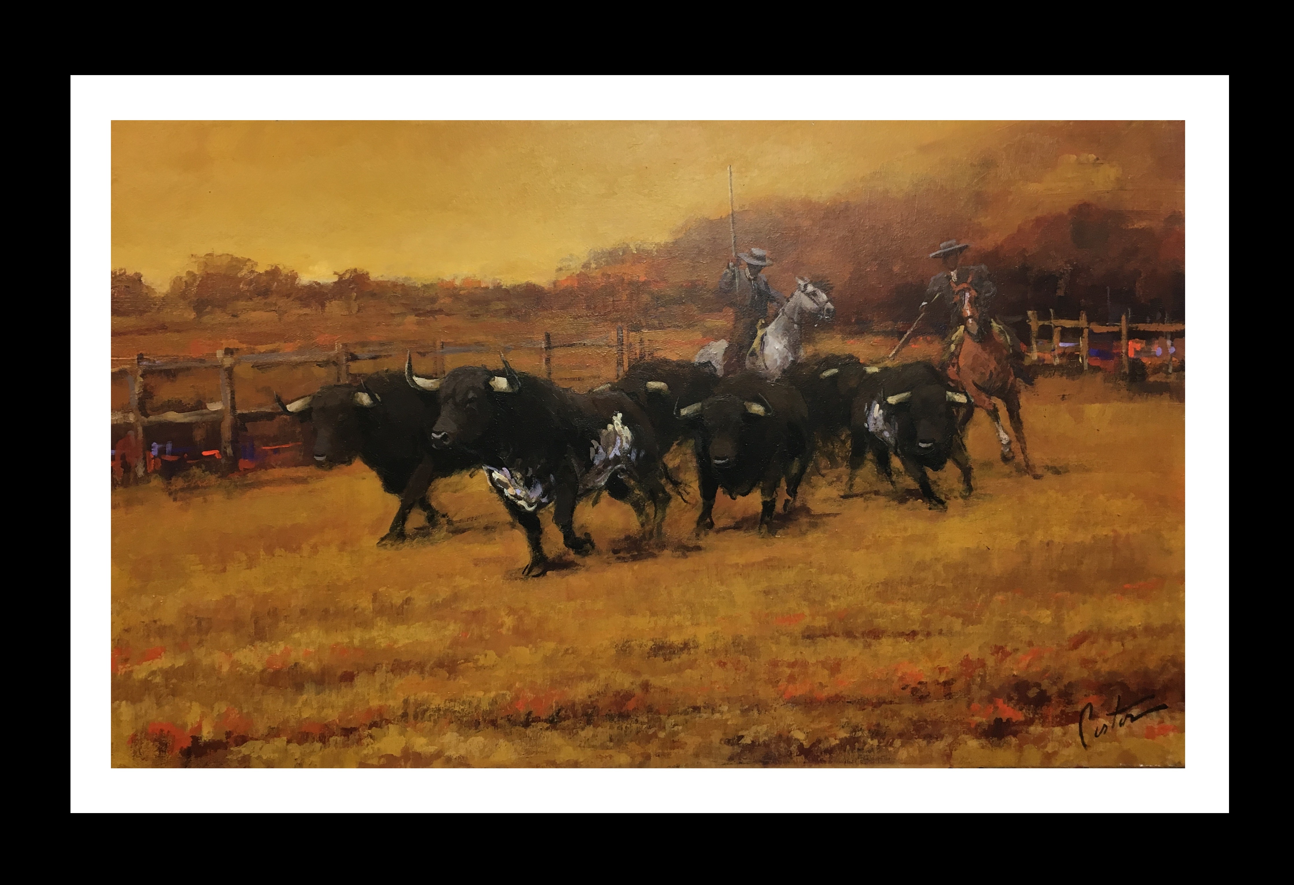 Enrique Pastor, Bulls in the field Enrique Pastor, Bulls in the field