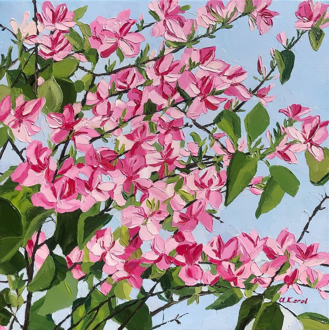 Ulyana Korol, Pink blossom - spring, flowers garden Ulyana Korol, Pink blossom - spring, flowers garden