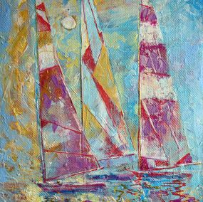 Painting, Sail at Sea, Rakhmet Redzhepov (Ramzi)