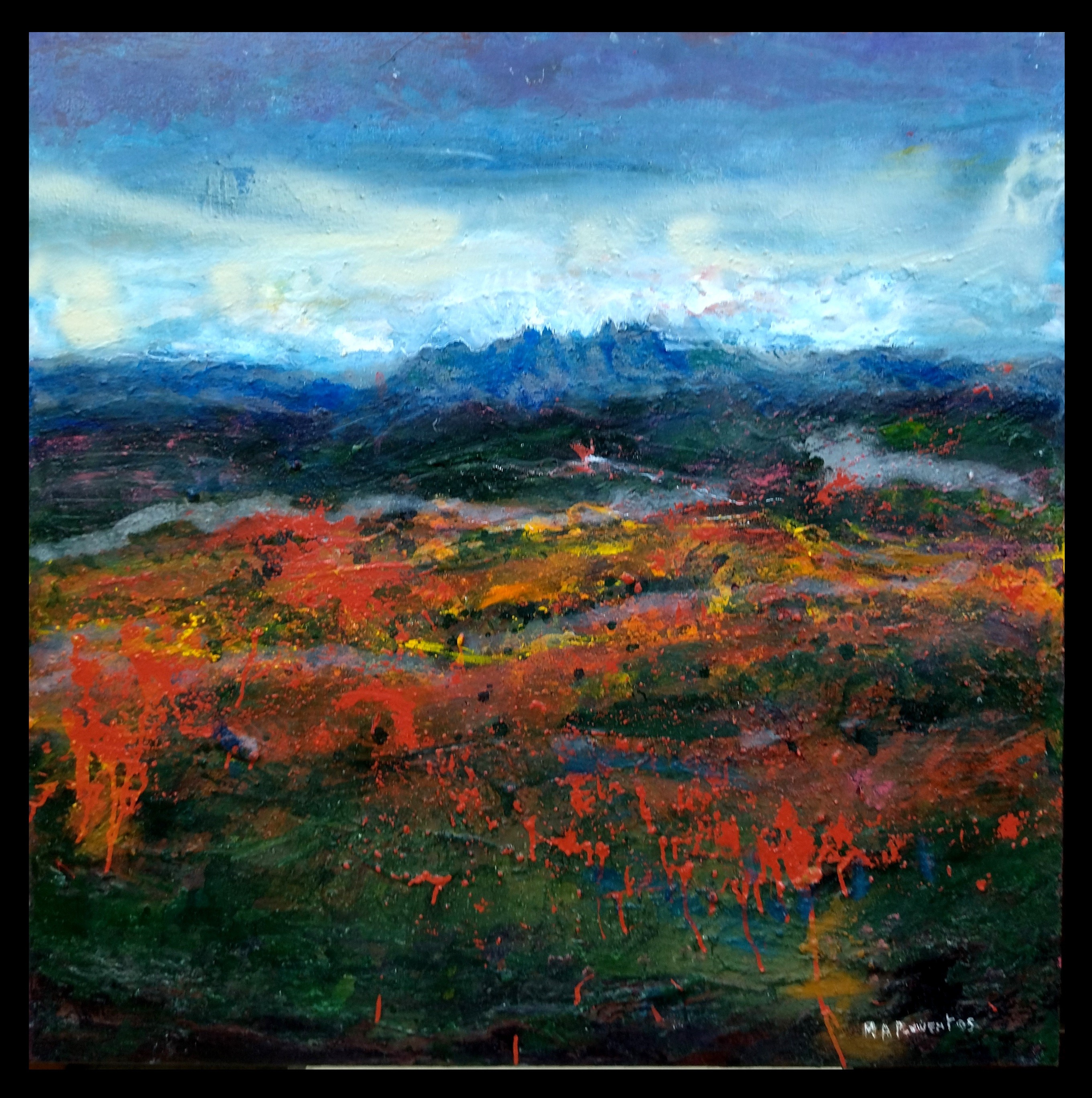 M. Asuncion Raventos, Field of poppies M. Asuncion Raventos, Field of poppies