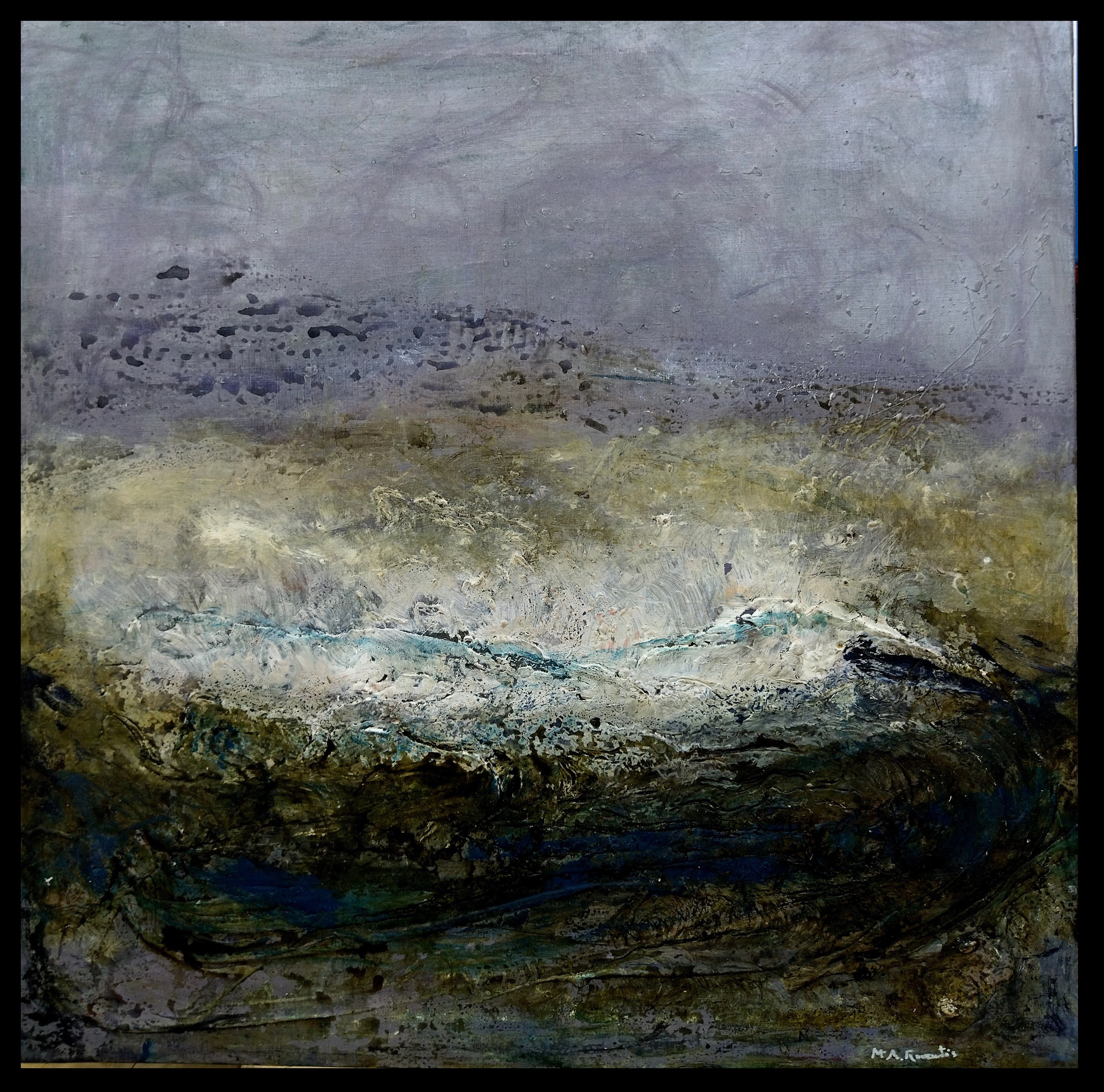 M. Asuncion Raventos, Landscape in green M. Asuncion Raventos, Landscape in green