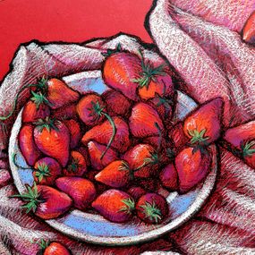 Gemälde, You are my sweet strawberry berry, Lilya Volskaya