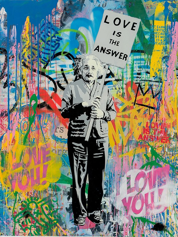 Mr Brainwash, Einstein Mr Brainwash, Einstein